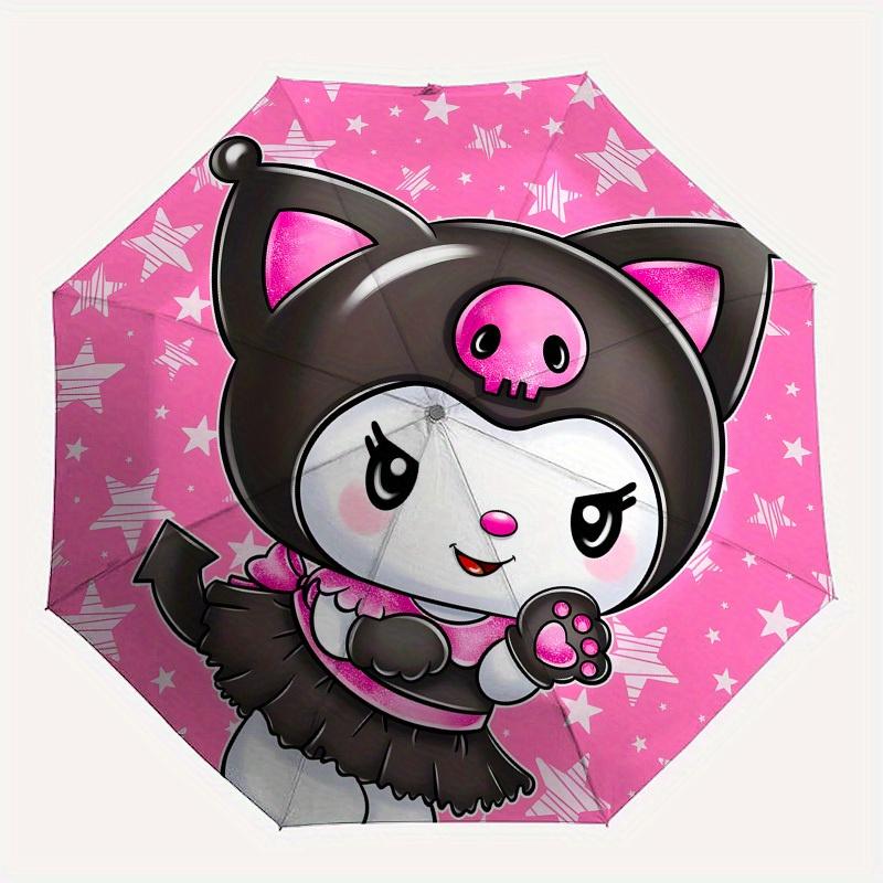 1pc Kawaii Cat with Stars Umbrella with Plastic Handle,Suitable for All Seasons Home Travel Outdoor UmbrellaSanlio131