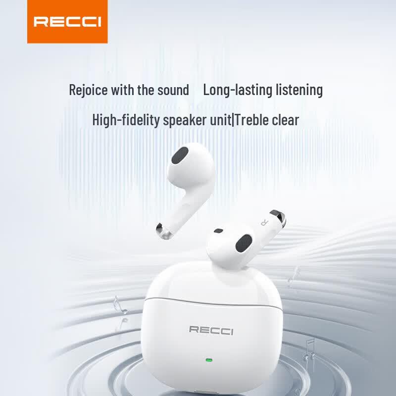 Recci Half-In-Ear Bluetooth Earphones