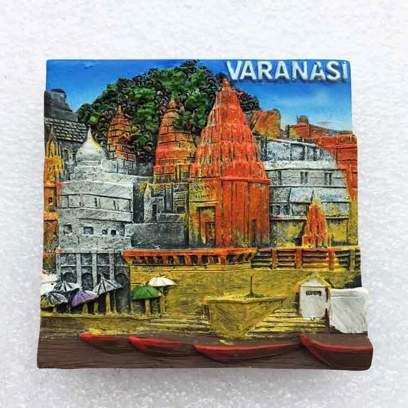 India Travelling Fridge Stickers Creative Tourist Souvenirs Kawaii Fridge Magnets Home Decor Magnetic Stickers for Refrigerator