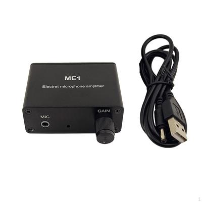 Mic Preamplifier Headphone Amplifier for Live Performances Auto Smartphones
