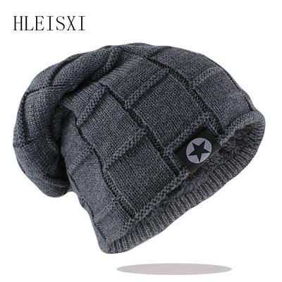 Hat Soft Unisex Beanie Hat Knit Wool Warm Winter Hat Thick Soft Stretch Hat For Men And Women Fashion Skullies & Beanie