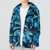 Nike All-Over Print Basketball Drawstring Hooded Jacket Men Outerwear Blue DQ6116-407