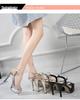 2021 New Fashion Waterproof Platform Sequin Strap High Heels - Women's Wedding & Banquet Sandals