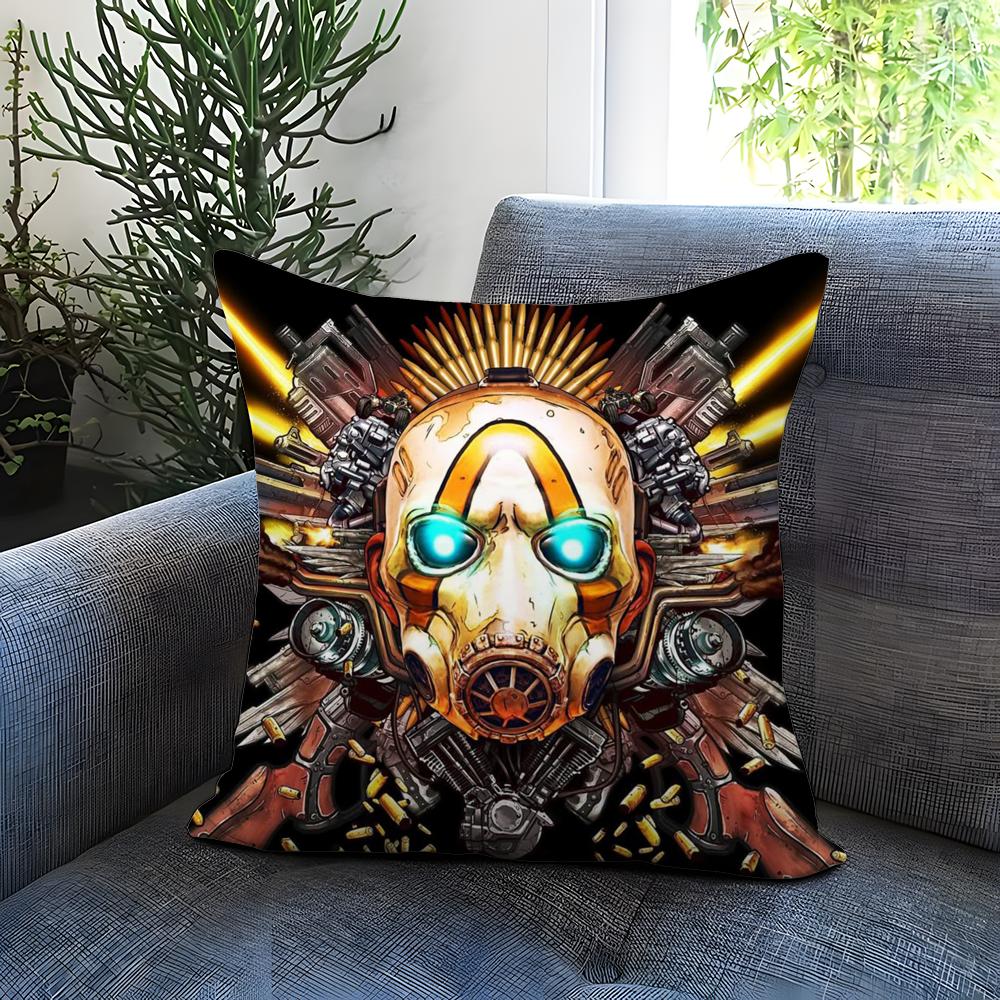 Game B-BorderlandsS Cushion Cover Comfortable Reversible Pillow Cover Ideal for Car Sofa Bedroom & Beyond