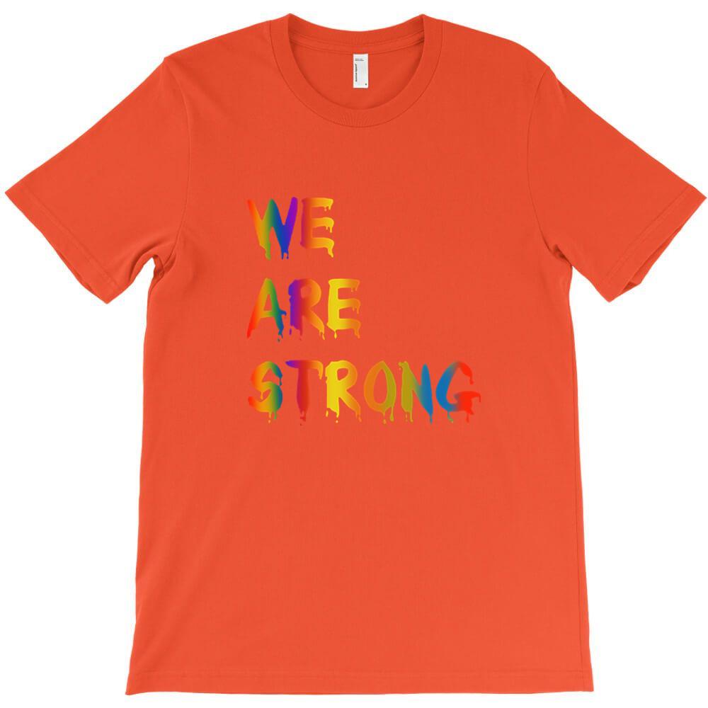 We Are Strong T Shirt Large Size T Shirt Men Toga Party Shorts T Shirts S