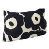 Marimekko Pillowcase, 50cm X 70cm, Unikko, White and Dark Blue, 070522 851 [Parallel Import]