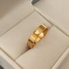 Titanium Steel Anti-fading 520 Clock Ring Ins Trendy Love Temperament Index Finger Couple Ring
