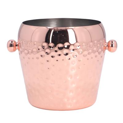 Champagnerkühler 1000ml Eleganter Stil Edelstahl Tragbar Weit verbreitet Eiswürfeleimer für Bar Party