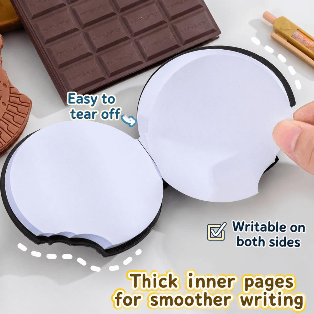 With Scent Notebook Chocolate/Cookie Shape Pocket Journal Cookie Shaped Notebook  Gift