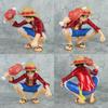 One Piece Luffy Sitting Pose Pvc Figure With Collectible Display For Anime Fans