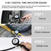 Air Pressure Gauge Tyre Inflator Tyre Pressure Gauge 220 Psi Tyre Inflator Gauge Multifunction Air Pressure Gauge With Valve Core Tool Compressor