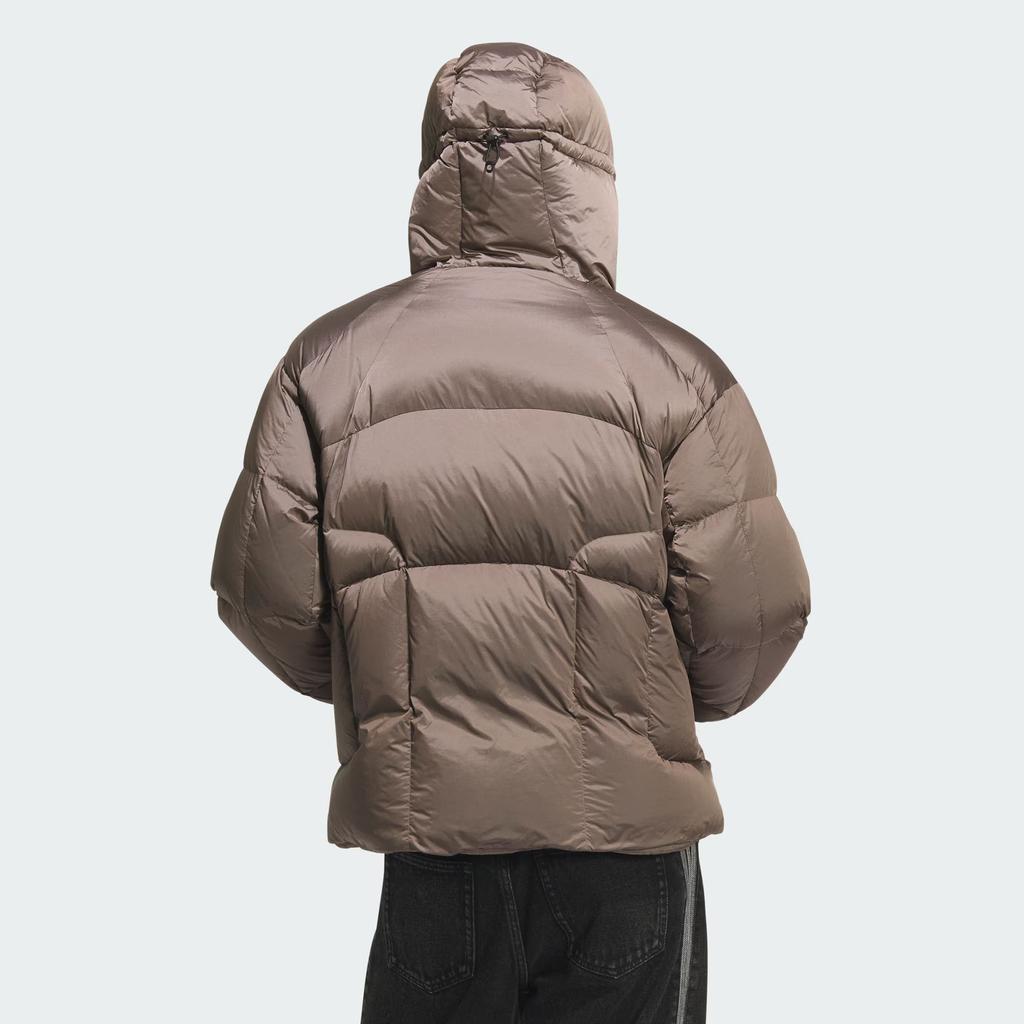 Adidas Originals Puffy Down Jacket Warm Sports Loose Duck Down Hooded Puffer Coat Men Jackets KS6080