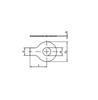 Single-legged Bend Washer M8 DIN93