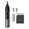 PHILIPS Trymer do nosa, uszu i brwi Seria 3000 z wodoodpornym systemem ochrony, Zasilany bateryjnie