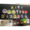 Used Colorful Peach Acrylic Keychain Rubber Strap Bulk Sale