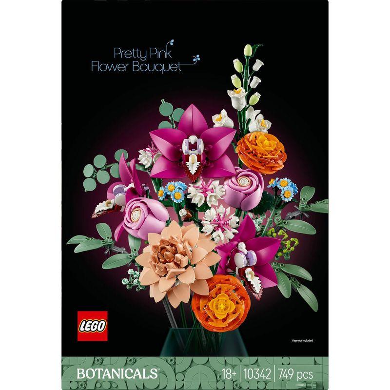 LEGO Botanicals Hübscher Rosa Blumenstrauß