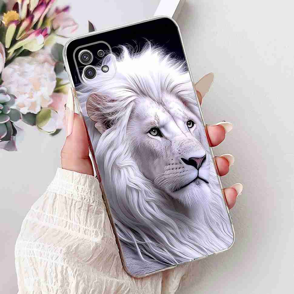 For Samsung Galaxy A22 5G Case SM-A226B Fashion Flower Bear Soft Silicone Cover For Samsung A22 A22 SM-A226BRN 6.6" Phone Casing