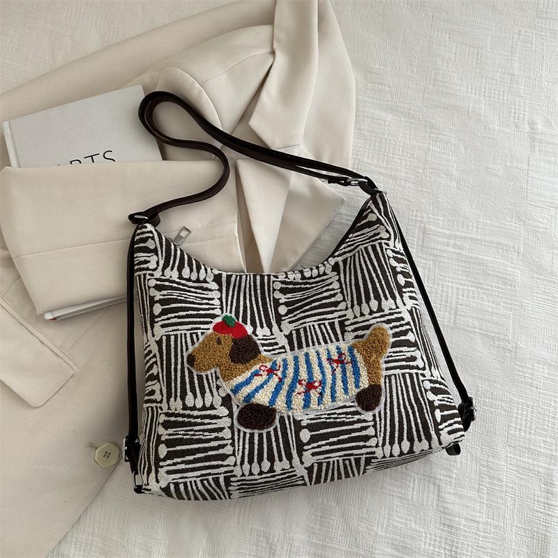 

Повседневная клетчатая сумка большого объема женская новинка 2025 года сумка с двумя плечами и одним плечом сумка-тоут