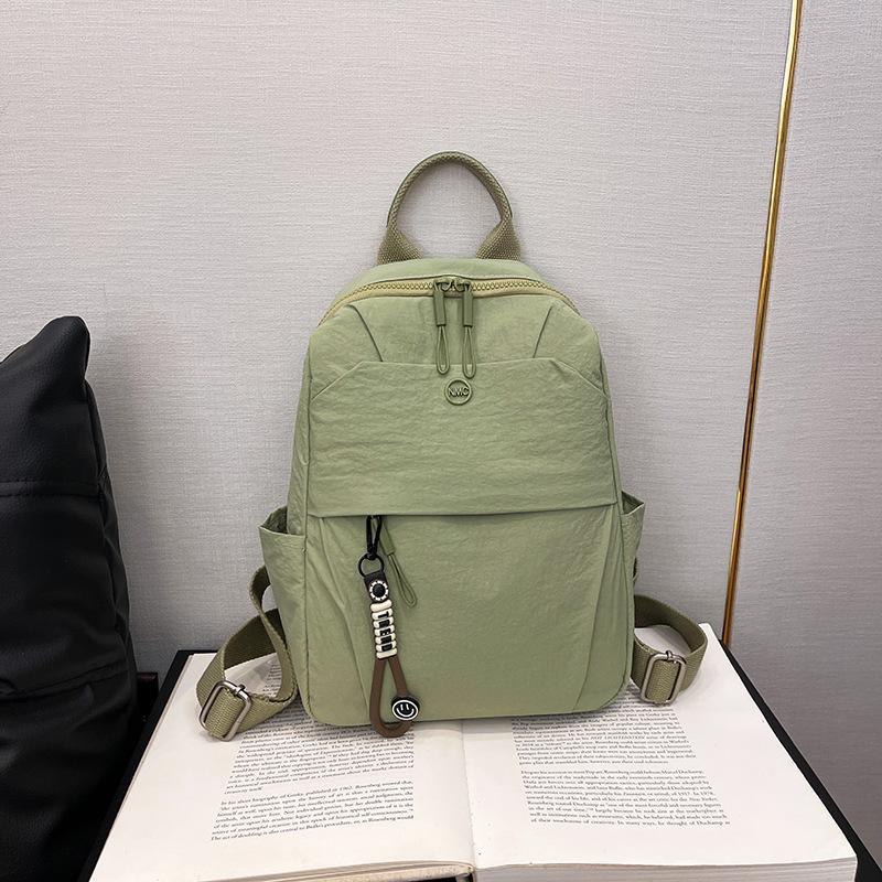 Simple casual backpack, women's new student school bag, light commuter backpack when going out