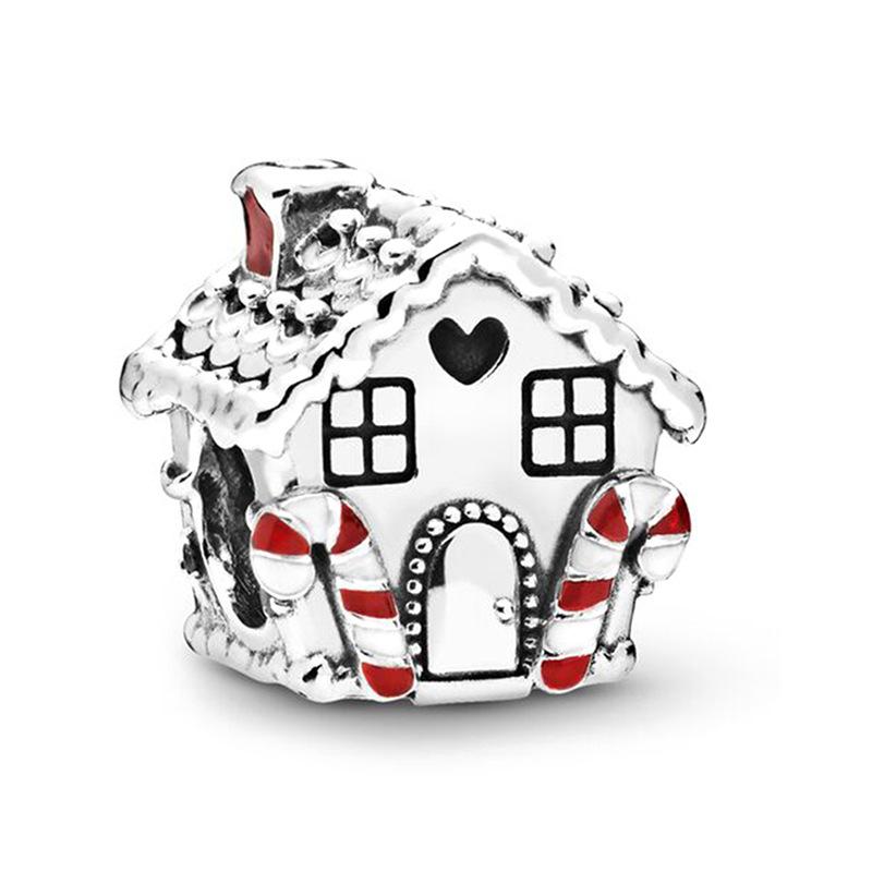 Christmas Series Alloy Santa Claus Beads For DIY pulsera Bracelet necklace accessories Women Fine Jewelry Gifts