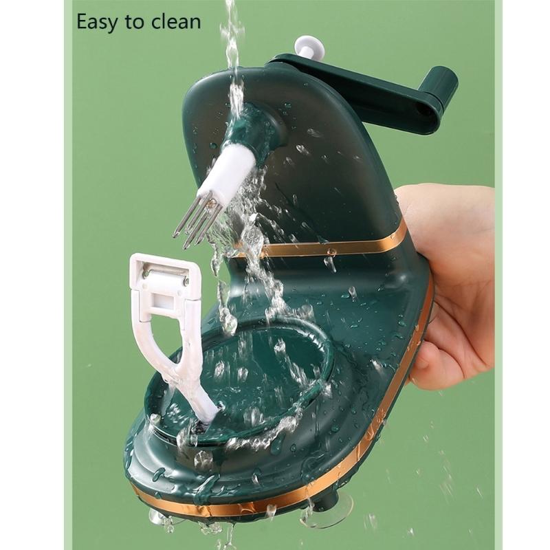 Hand Crank Rotating Peeler Slicers For Kitchens Multifunctional Fruit and Vegetable Peeling Machine with Suction Base