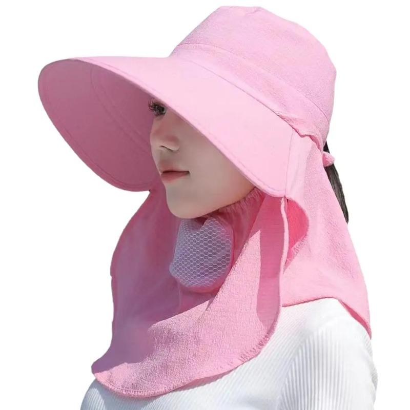 Summer Quick Dryng UV Protection Fisherman Cap Face Neck Cover Outdoor Fishing Cycling Removable Men Visor Hat Women Bucket Hat