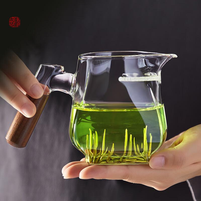 High Borosilicate Glass Teapot with Crescent Filter