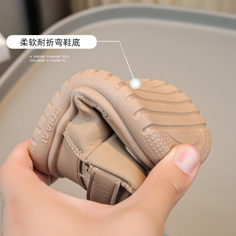 Barnesko Mote Snøstøvler Vinter Ny Stil Gutter Plysj Bomullssko Stor Bomull Tegneserie Baby Komfortable Varm Sko