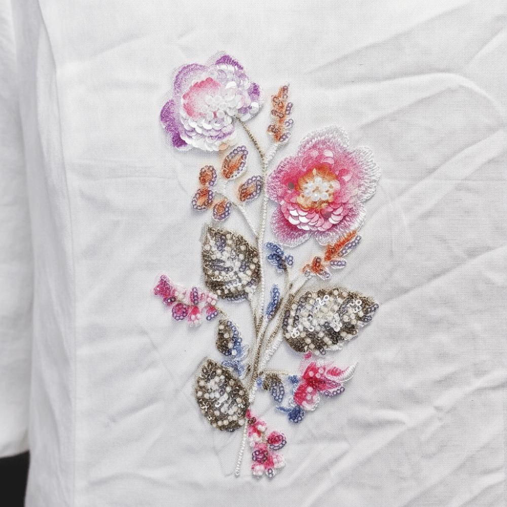 Sew on Embroidery Lace Parches Large Flower Flower Appliques Wedding Dresses
