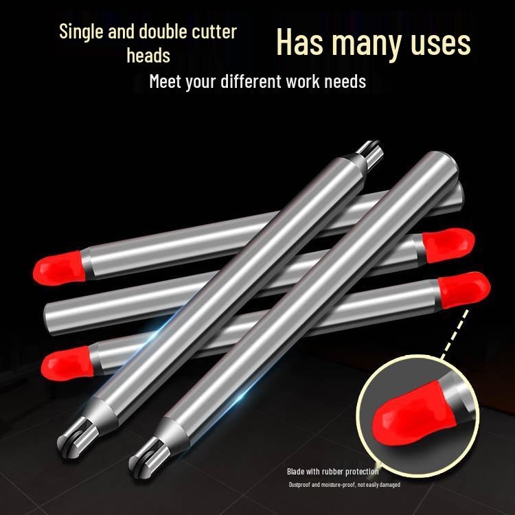 Manual Glass and Tile Cutter with Alloy Cutting Wheel and Push-Pull Mechanism