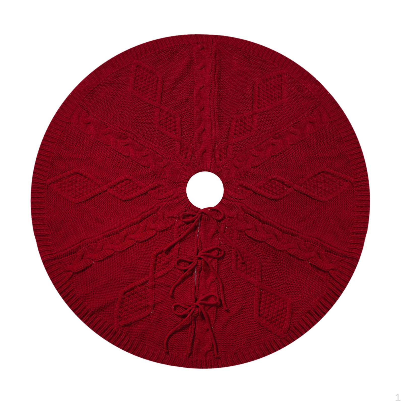 

Рождественская елка юбка украшение портативный коврик ковер модный рождественский Red 48 inch