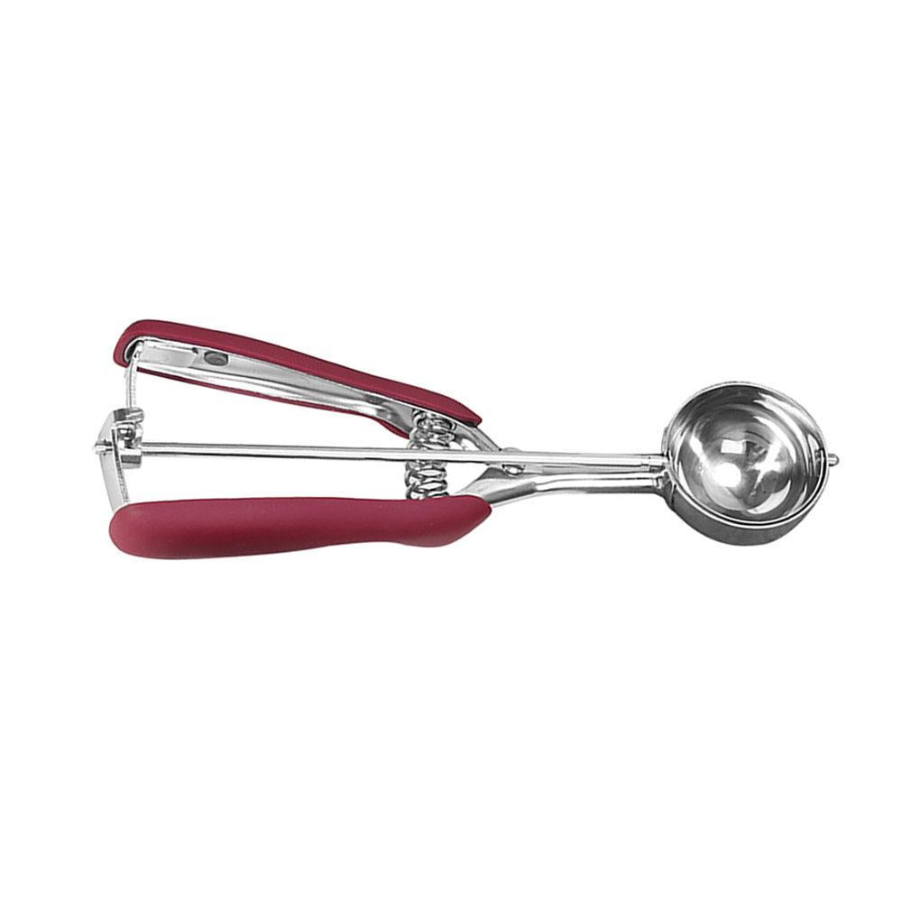 3 Size Stainless Steel Ice Cream Spoon Kitchen Tools Spring Handle Mash