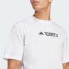 adidas Terrex Logo Crew Neck Short Sleeve T-Shirt Men Tops White JF9144