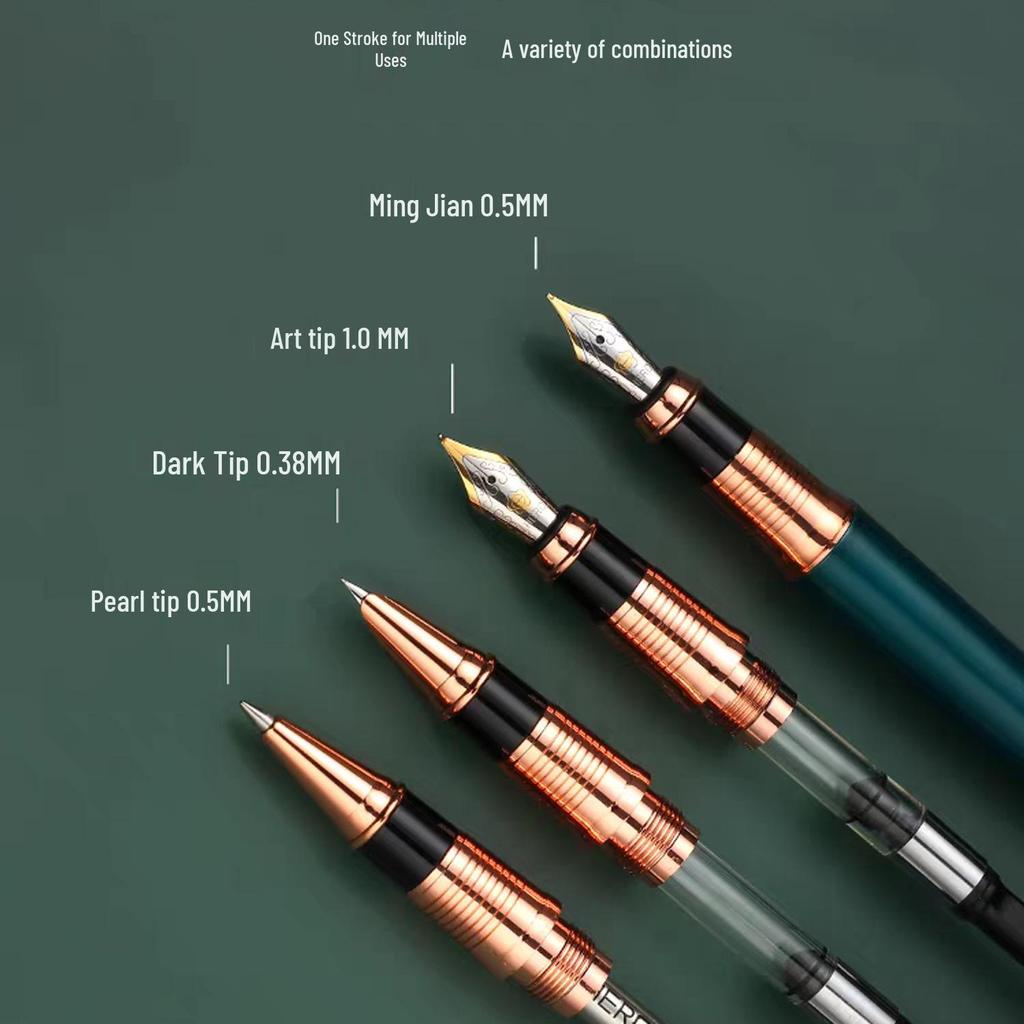Hero 849 Multi-Purpose Calligraphy Gift Set: High-Grade Fountain Pen for Business, Office, and Writing Practice, Ideal for Men and Women.
