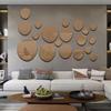 Modern 3D Acrylic Mirror Wall Stickers Egg Cobblestone Geometric Pattern DIY Art Wall Decal for Home Bedroom TV Background Decor