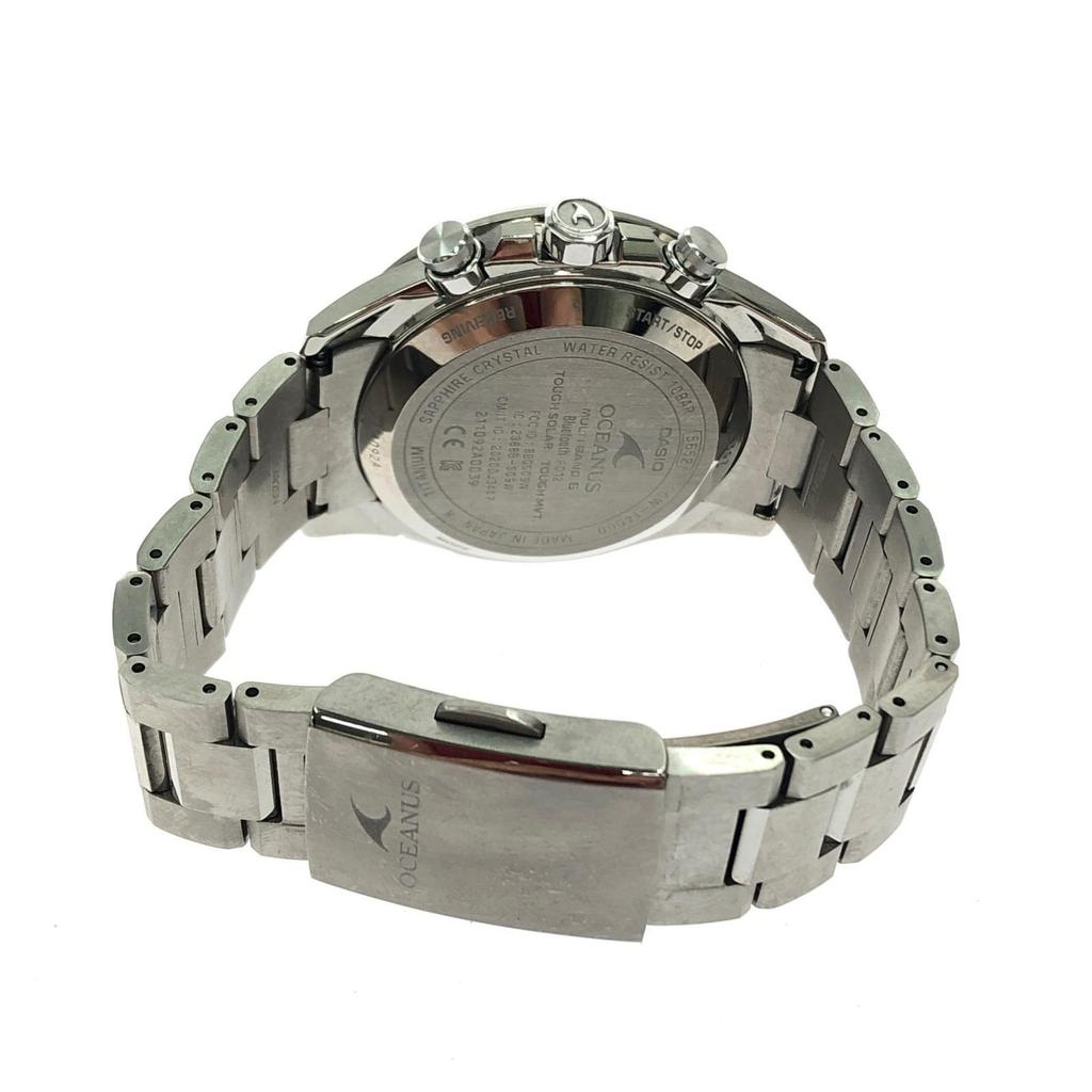 Used CASIO Men's Watch Solar Radio OCEANUS Classic Line Day-Date OCW-T4000