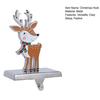 Christmas Stocking Holders for Mantel Non-Slip Heavy-Duty Metal Hooks Stable Display Stand Reindeer Santa Snowman Tree Decorations