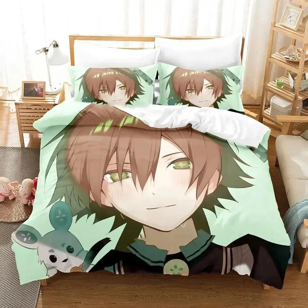 3D Anime Game Olympia Soire Printed Bed Set Duvet Cover Pillowcase Bedding Set Bed Linen Sheet Quilt Cover Full Queen King Size
