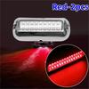 2PCS 27LED Blue/White/Red Stainless Waterproof  Lights Underwater Pontoon For Marine Boat Transom&Blue Light Sailing Lamp 50W