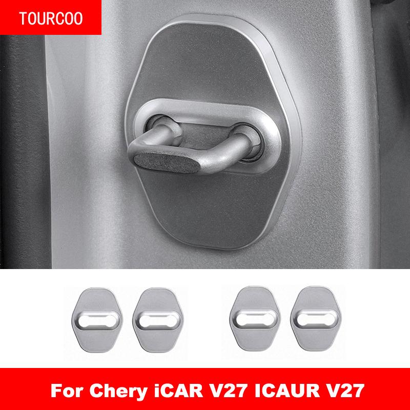 For Chery iCAR V27 ICAUR V27 2026 Car Door Lock Cover Protective Decoration Protective Cover Accessories