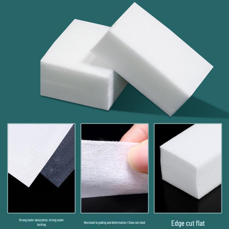 1000 Stück fusselfreie Einweg-Nagellackentferner-Baumwolltücher