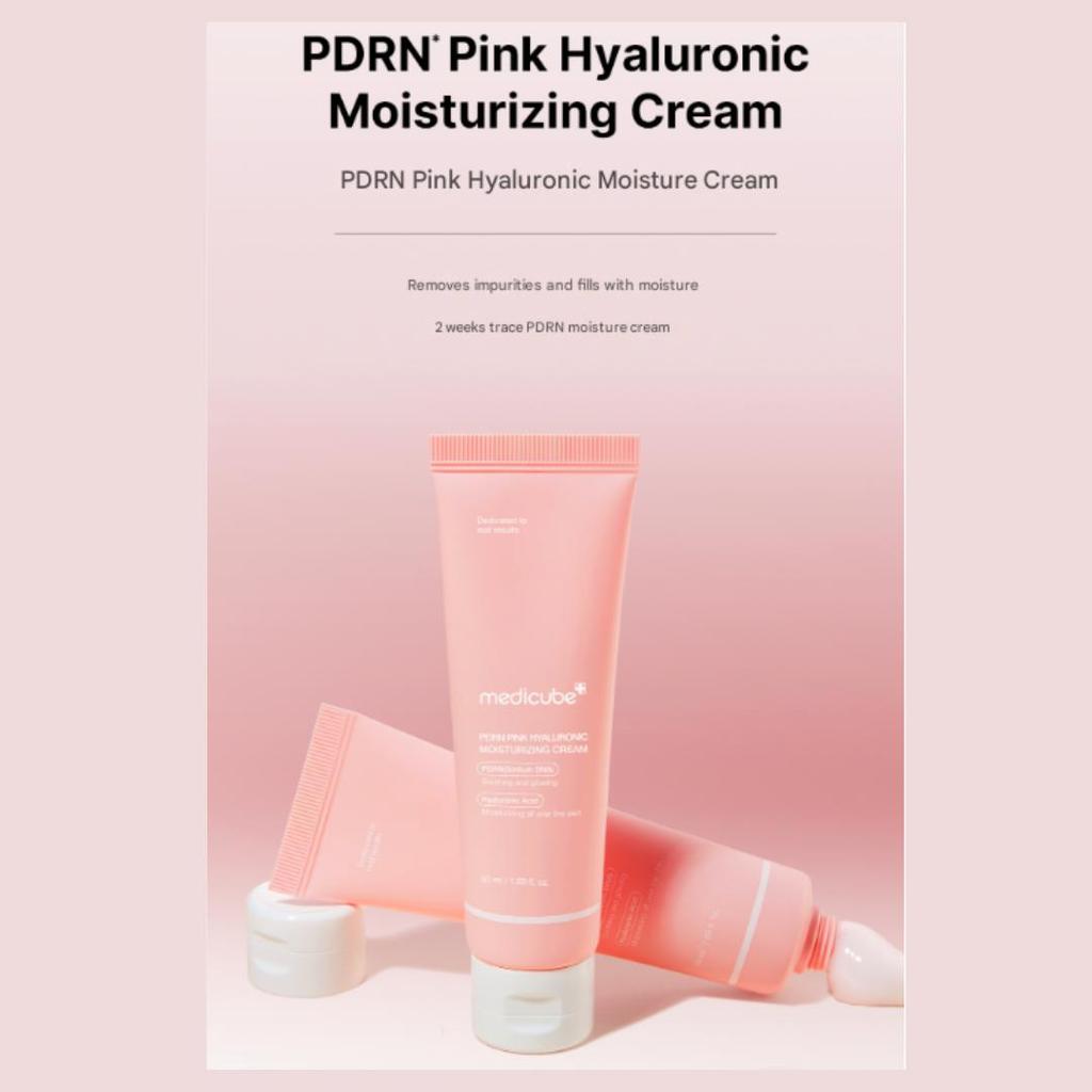Medicube PDRN Pink Peptid Duo Set (PDRN Pink Peptid Ampulle 30ml + PDRN Pink Hyaluron Feuchtigkeitscreme 50ml) (7 Optionen)