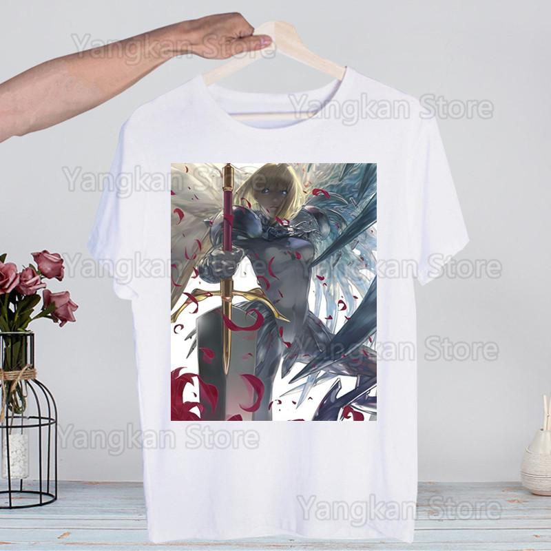 

Клеймор Аниме Клэр Мирия Манга Вайфу Мужская футболка Милая футболка с принтом Модная футболка для мужчин Повседневные топы Короткий рукав 2XL