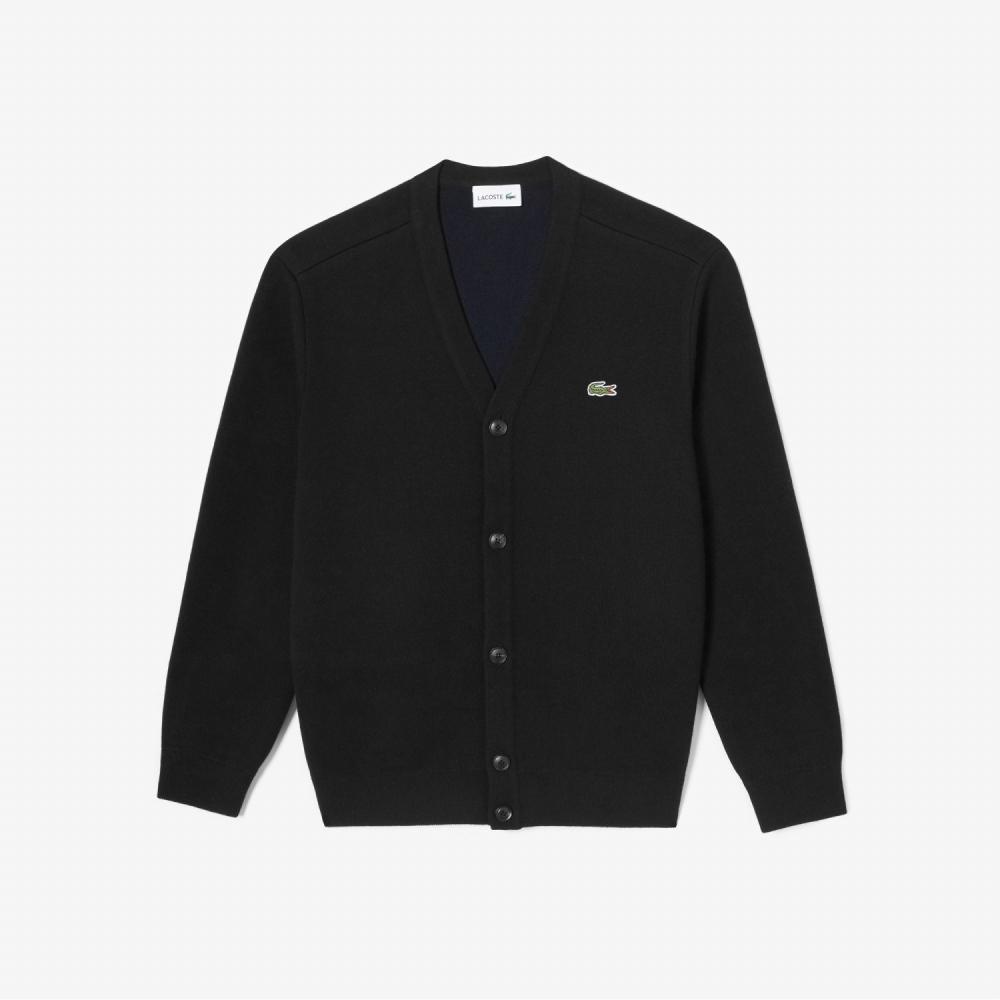 

LACOSTE Mens Basic VNeck Wool Cardigan AH460E53N 031