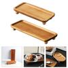 Holztablett Eingang Aufbewahrungsteller Servierplatte Für Badezimmer-Arbeitsplatten Kücheninsel Dekoration