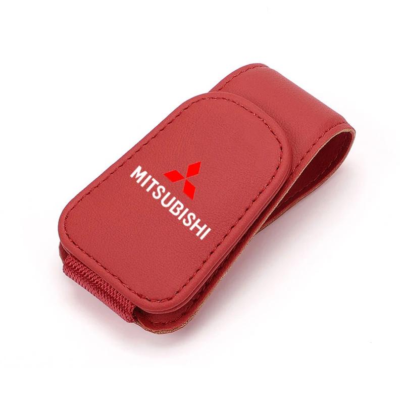 Car Sun Visor Glasses Clip Sunglasses Box Auto Accessories For Mitsubishi ASX Lancer EVO Pajero Outlander L200 Car Accessories