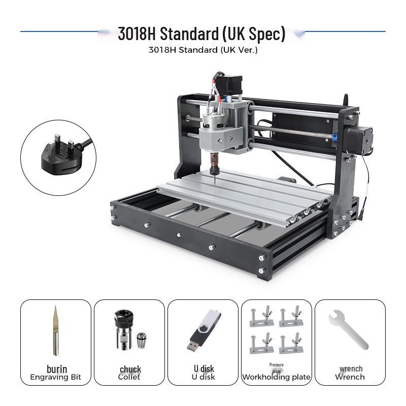 Enhanced CNC3018 Three-Axis CNC Engraver with Mobile App for Laser Engraving & Cutting