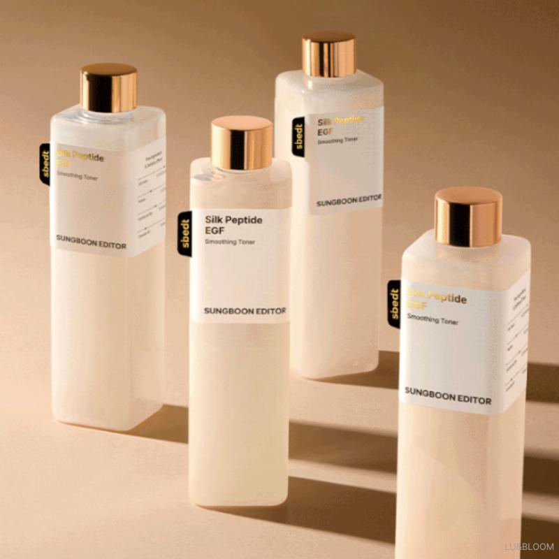 SUNGBOON EDITOR Silk Peptide EGF Intensive Smoothing Toner 300ml (+Free Gift)