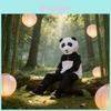 Panda Kostým Pro Dospělé Na Halloween Z Polyesterového Materiálu Perfektní Pro Cosplay A Večírky