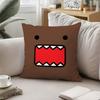 Cute D-Domo Kun-s Throw Pillow Covers Pattern Cushion Cover Suitable For Sofa Bedroom Car Pillow Cover
